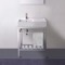 Small Modern Console Sink Vanity, 24